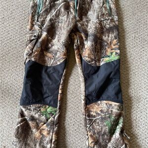 DSG Camouflage Pants with Black and Green Accents